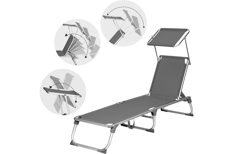 SONGMICS Solseng 193 cm - Songmics - Hagemøbler - Stoler & Lenestoler - Solstoler
