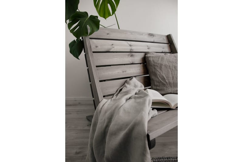 Stol EcoFurn Granny Double Furu Oljert Grå - Grå - Hagemøbler - Stoler & Lenestoler - Utelenestoler