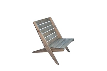 Stol EcoFurn Granny Furu Oljet Grå