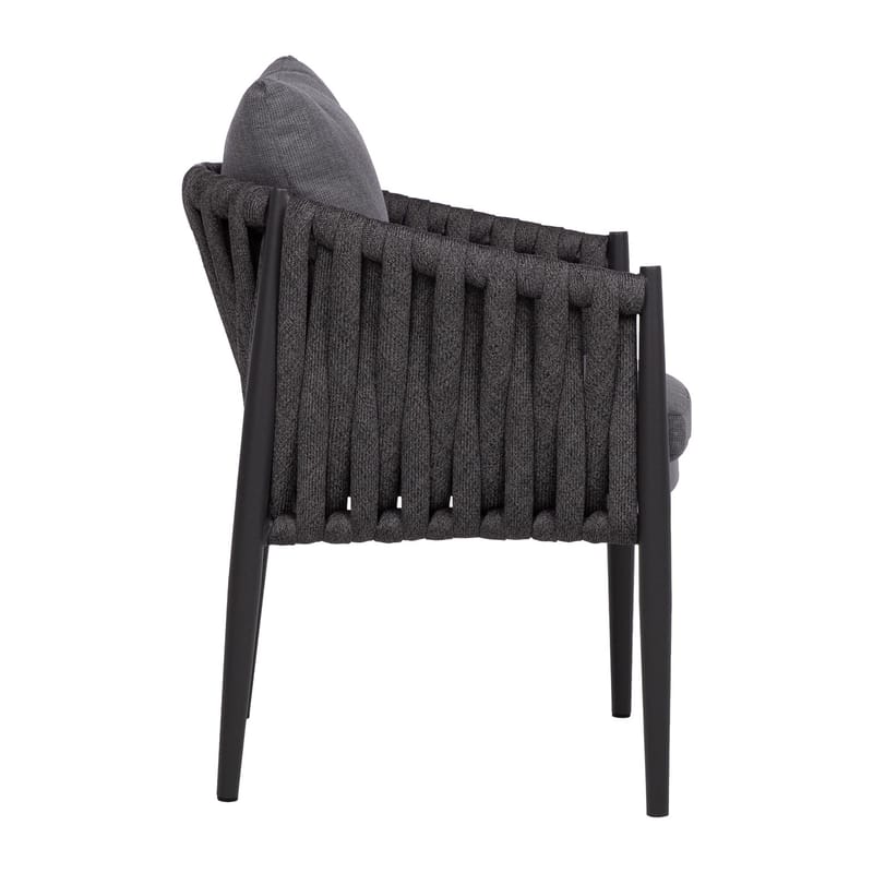 Stol HOME4YOU Bristol 63x62x73 cm grå - Grå - Hagemøbler - Stoler & Lenestoler - Utelenestoler