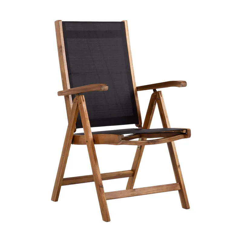 Stol HOME4YOU Fabiola Svart, Svart