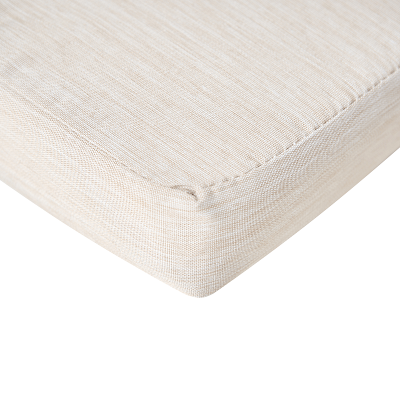 Stol utendørs med pute Amantea Premium akasietre - Brun/Lys beige - Hagemøbler - Stoler & Lenestoler - Posisjonsstol