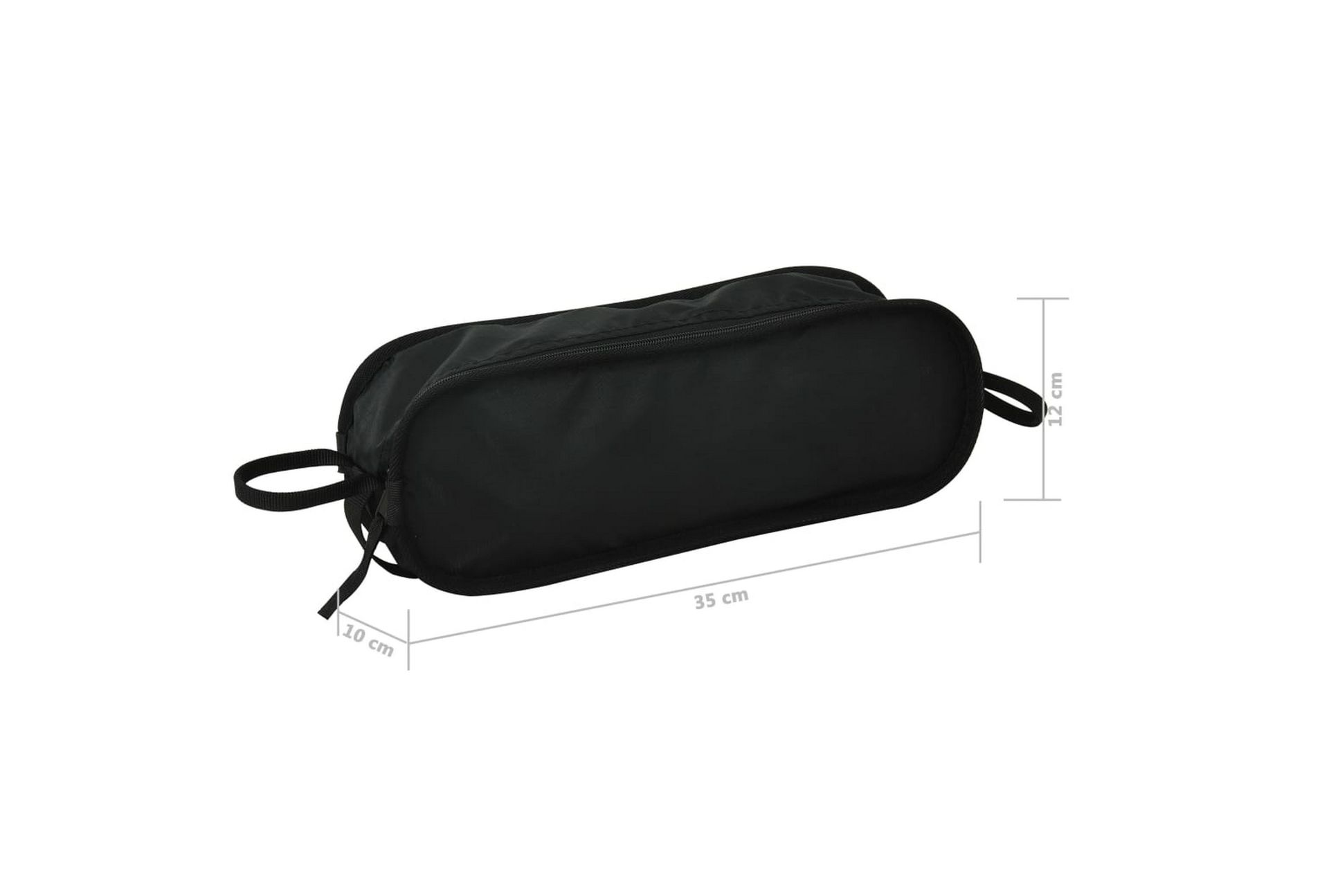 Sammenleggbare campingstoler 2stk veske 54x50x56cm aluminium - Hagemøbler - Stoler & Lenestoler - Strandstoler & campingstoler