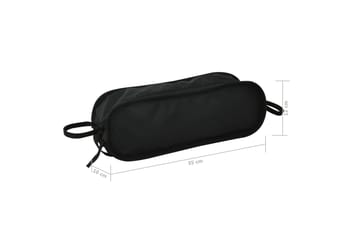 Sammenleggbare campingstoler 2stk veske 54x50x56cm aluminium - Hagemøbler - Stoler & Lenestoler - Strandstoler & campingstoler