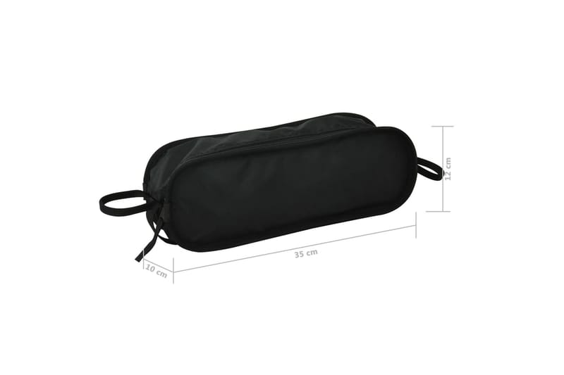 Sammenleggbare campingstoler 2stk veske 54x50x56cm aluminium - Hagemøbler - Stoler & Lenestoler - Strandstoler & campingstoler
