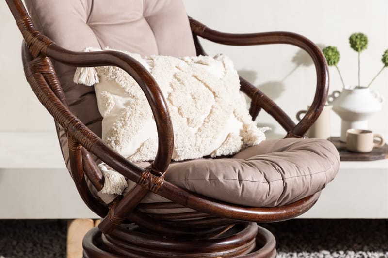 Swing Utestol - Mørk valnøtt - Hagemøbler - Stoler & Lenestoler - Utelenestoler