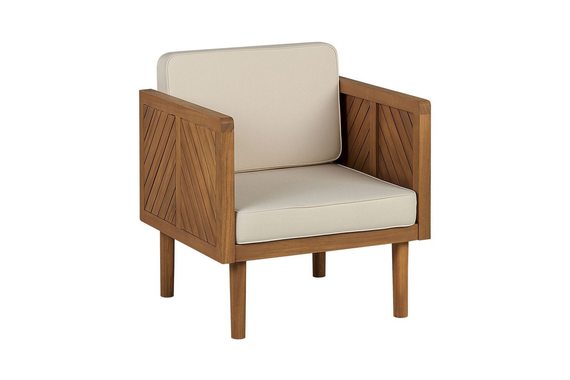 Taviano Utelenestol - Lys Brun/Beige
