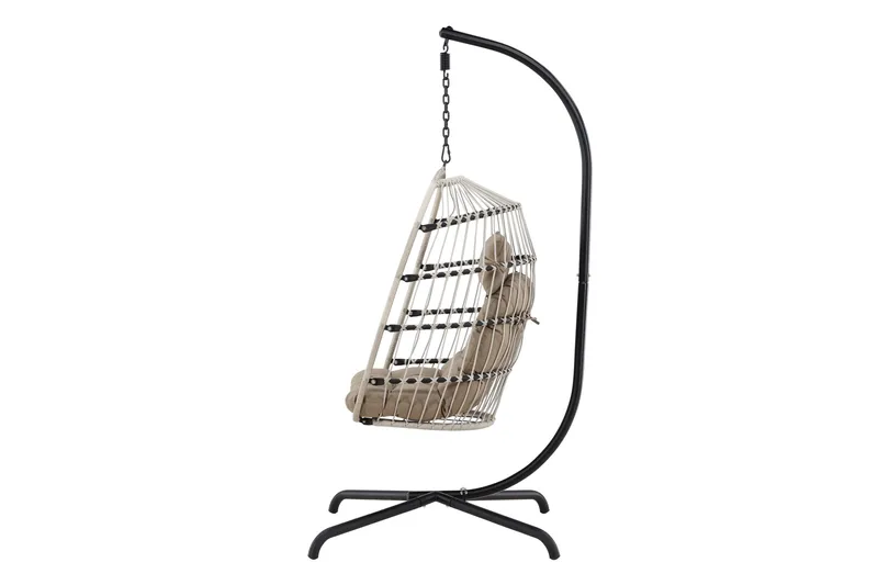 Trezza Hengestol Utendørs 75x70 cm - Grå - Hagemøbler - Stoler & Lenestoler - Hengestoler