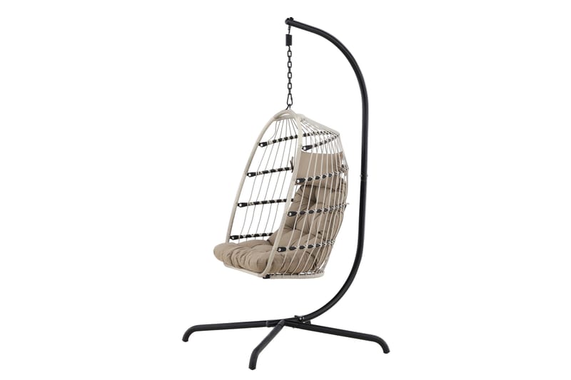 Trezza Hengestol Utendørs 75x70 cm - Grå - Hagemøbler - Stoler & Lenestoler - Hengestoler