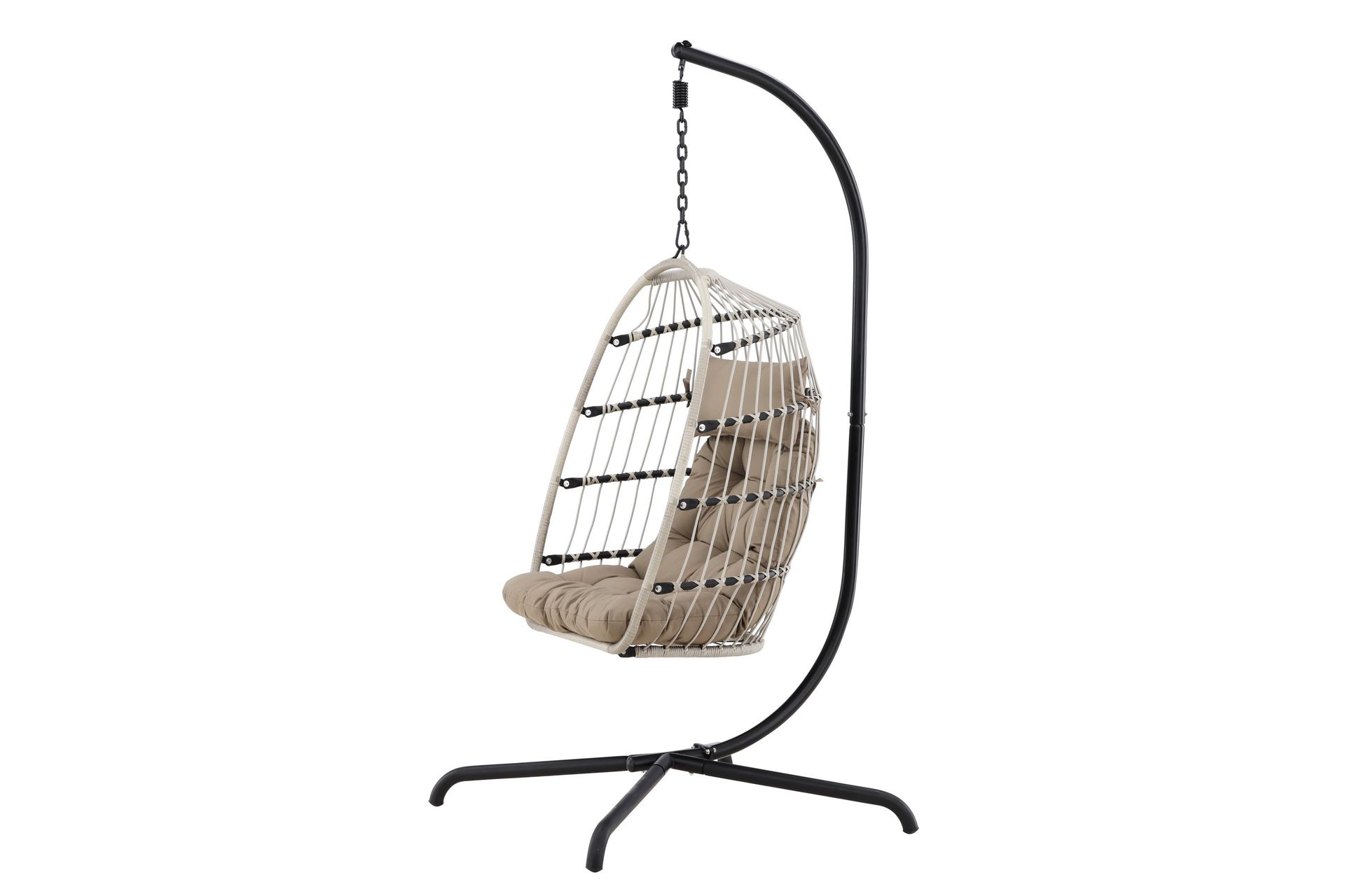 Trezza Hengestol Utendørs 75x70 cm - Grå - Hagemøbler - Stoler & Lenestoler - Hengestoler