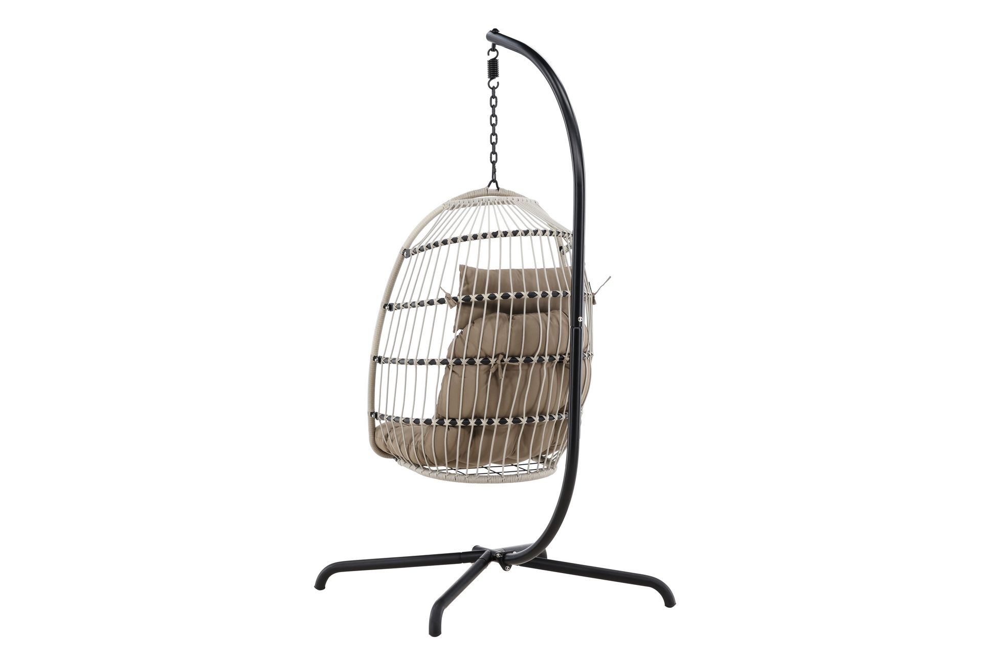 Trezza Hengestol Utendørs 75x70 cm - Grå - Hagemøbler - Stoler & Lenestoler - Hengestoler