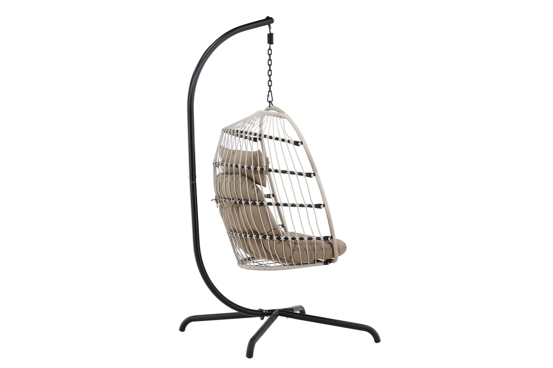 Trezza Hengestol Utendørs 75x70 cm - Grå - Hagemøbler - Stoler & Lenestoler - Hengestoler