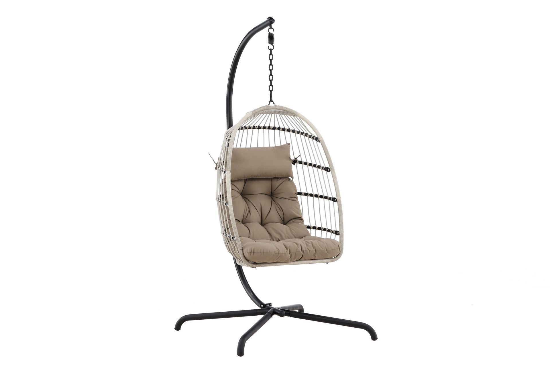 Trezza Hengestol Utendørs 75x70 cm - Grå - Hagemøbler - Stoler & Lenestoler - Hengestoler