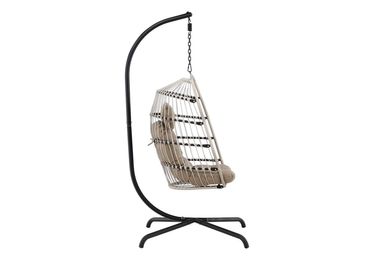 Trezza Hengestol Utendørs 75x70 cm - Grå - Hagemøbler - Stoler & Lenestoler - Hengestoler