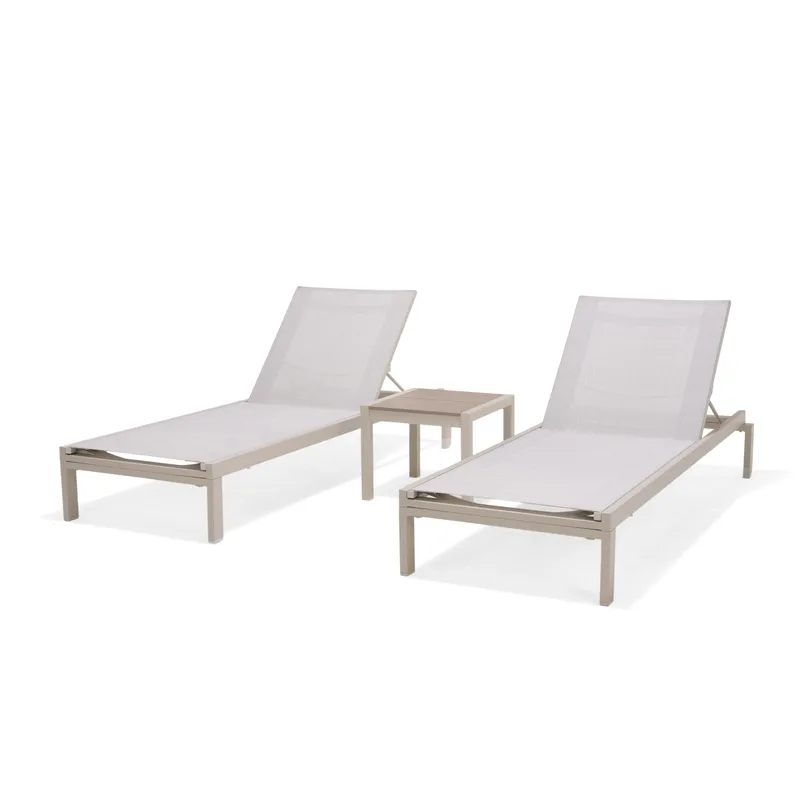 Urbanite Solseng med hjul - Grå - Hagemøbler - Stoler & Lenestoler - Solseng & solvogner