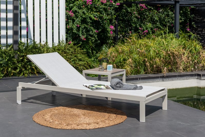 Urbanite Solseng med hjul - Grå - Hagemøbler - Stoler & Lenestoler - Solseng & solvogner