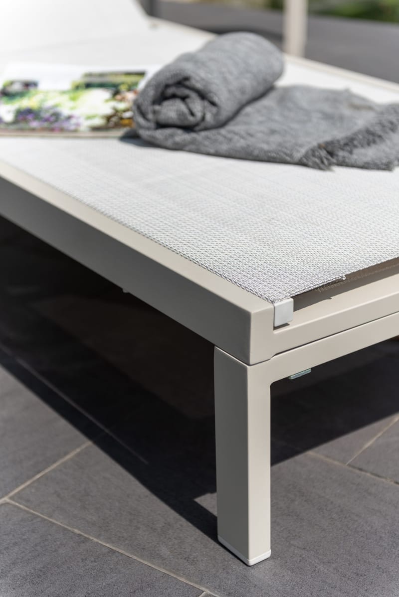 Urbanite Solseng med hjul - Grå - Hagemøbler - Stoler & Lenestoler - Solseng & solvogner