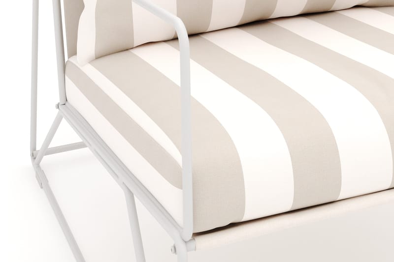 Usteryd Lounge Lenestol Utendørs - Beige/Stripet - Hagemøbler - Stoler & Lenestoler - Utelenestoler