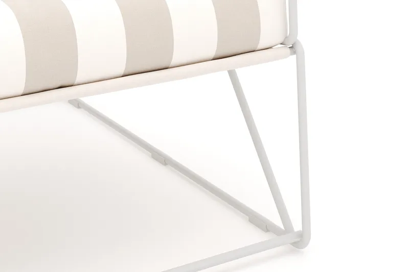 Usteryd Lounge Lenestol Utendørs - Beige/Stripet - Hagemøbler - Stoler & Lenestoler - Utelenestoler