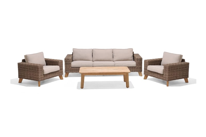 Bahamas Lenestol - Beige - Hagemøbler - Stoler & Lenestoler - Utelenestoler