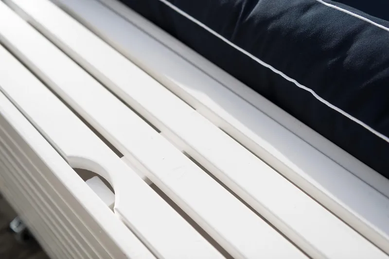 Bara Vara Lenestol - Hvitlasert - Hagemøbler - Stoler & Lenestoler - Utelenestoler