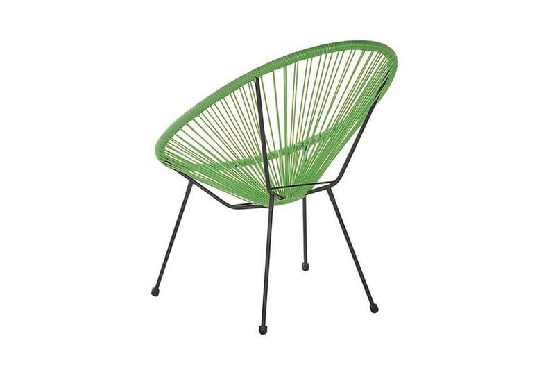 Cayaco Stol - Kunstrotting/Grønn - Hagemøbler - Stoler & Lenestoler - Utelenestoler