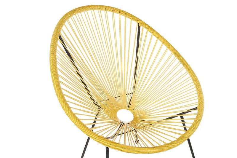 Cayaco Stol - Kunstrotting/Gul - Hagemøbler - Stoler & Lenestoler - Utelenestoler
