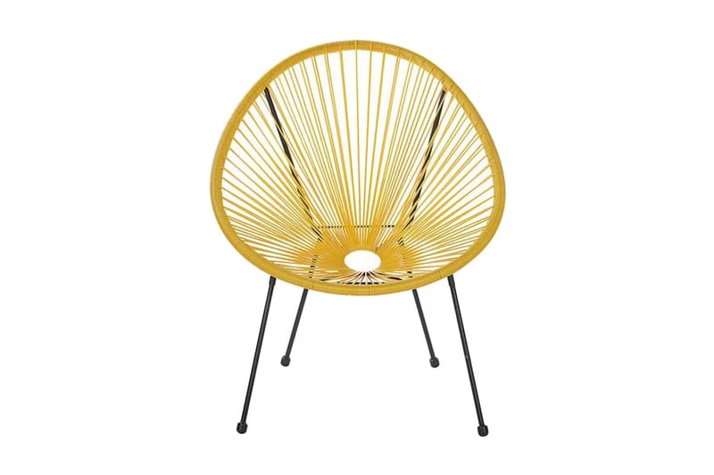 Cayaco Stol - Kunstrotting/Gul - Hagemøbler - Stoler & Lenestoler - Utelenestoler