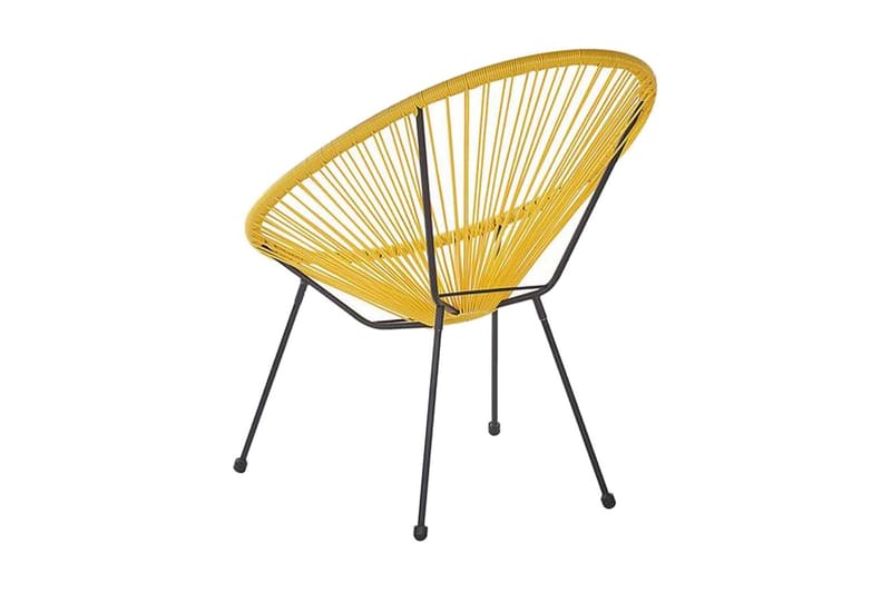 Cayaco Stol - Kunstrotting/Gul - Hagemøbler - Stoler & Lenestoler - Utelenestoler