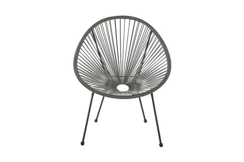 Cayaco Stol - Kunstrotting/Mørkegrå - Hagemøbler - Stoler & Lenestoler - Utelenestoler