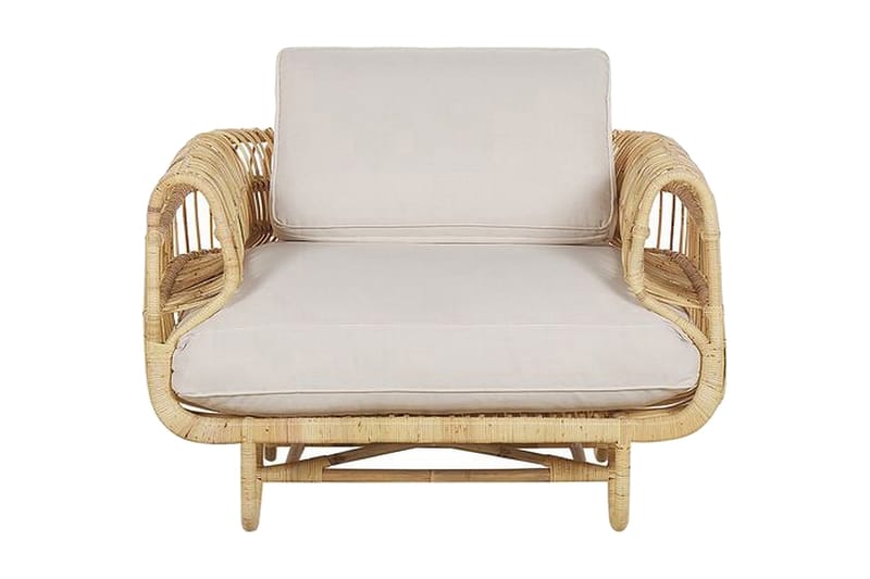 Dolcedo Lenestol - Rotting/Beige - Hagemøbler - Stoler & Lenestoler - Utelenestoler