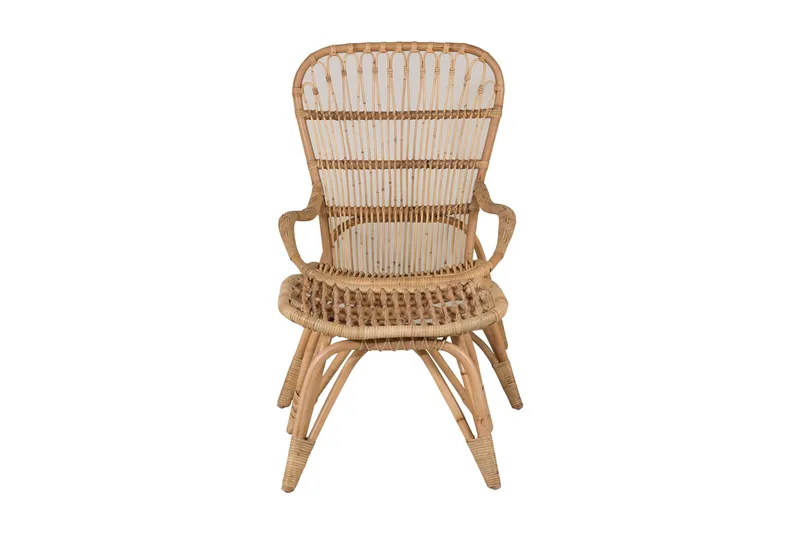 Ella Lenestol med Pute - Tre/natur - Hagemøbler - Stoler & Lenestoler - Utelenestoler