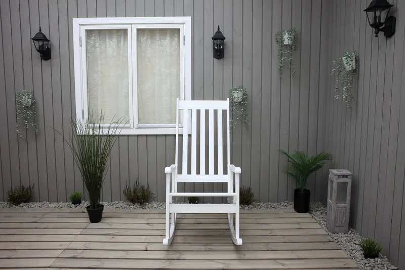 Ellabell Gyngestol - Grå - Hagemøbler - Stoler & Lenestoler - Utelenestoler