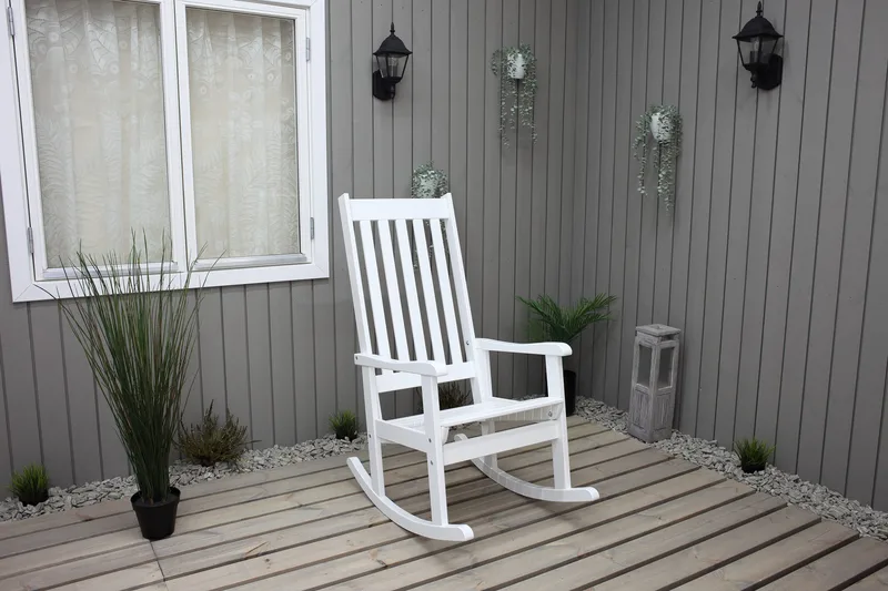 Ellabell Gyngestol - Grå - Hagemøbler - Stoler & Lenestoler - Utelenestoler