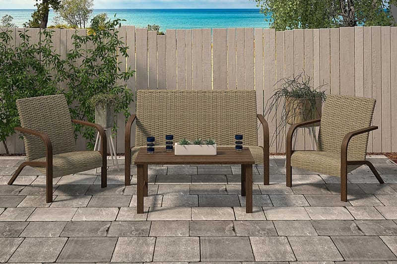 Hagelenestol Grå - Dorel Home - Hagemøbler - Stoler & Lenestoler - Utelenestoler