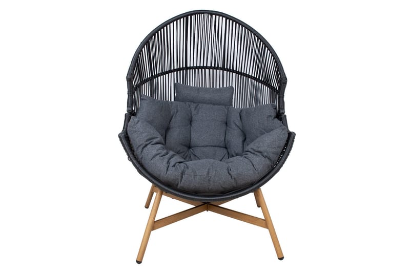 Helsinki Lenestol Svart - Hagemøbler - Stoler & Lenestoler - Utelenestoler