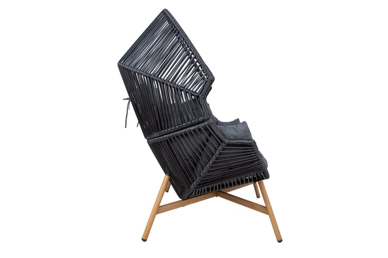 Helsinki Lenestol Svart - Hagemøbler - Stoler & Lenestoler - Utelenestoler