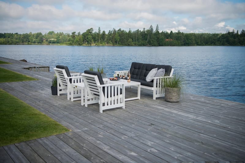 Hillerstorp Gotland Lenestol - Hvit - Hagemøbler - Stoler & Lenestoler - Utelenestoler