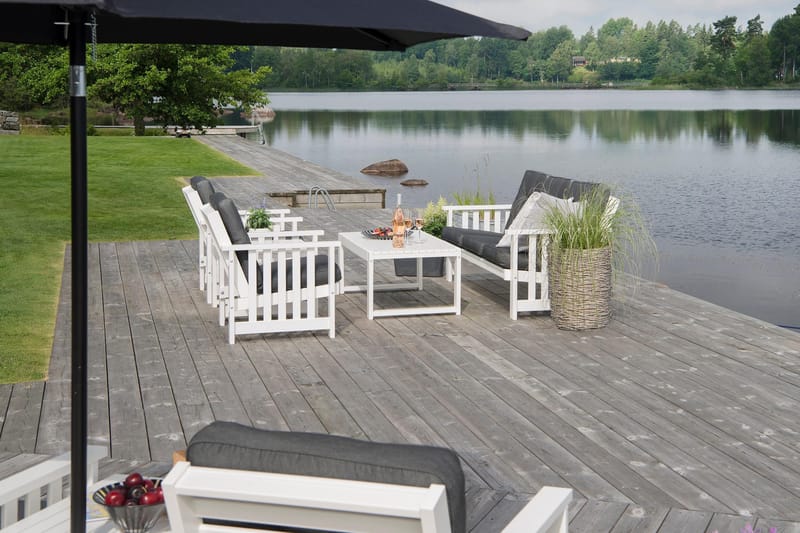 Hillerstorp Gotland Lenestol - Hvit - Hagemøbler - Stoler & Lenestoler - Utelenestoler