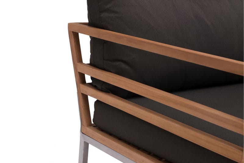 Hillerstorp Kaxheden Lounge Lenestol - Brun|Svart - Hagemøbler - Stoler & Lenestoler - Utelenestoler