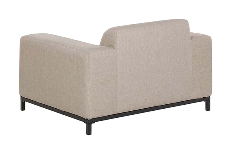 Hughen Lenestol 2-pk - Beige / Svart - Hagemøbler - Stoler & Lenestoler - Utelenestoler