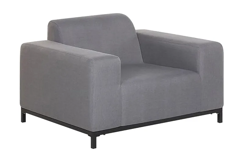 Hughen Lenestol 2-pk, Grå / Svart