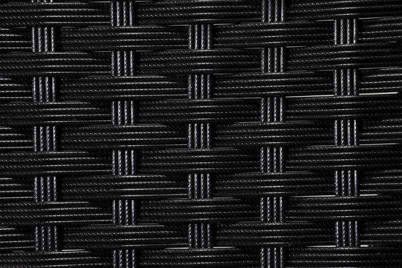 Jenny spisestol utendørs justerbar – justerbar utendørs lenestol i kunstrotting - Svart - Hagemøbler - Stoler & Lenestoler - Utelenestoler