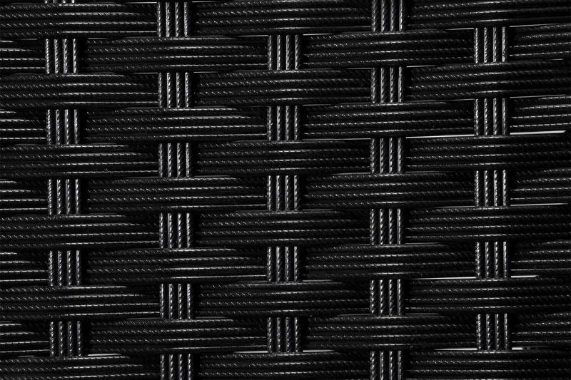 Jenny spisestol utendørs justerbar – justerbar utendørs lenestol i kunstrotting - Svart - Hagemøbler - Stoler & Lenestoler - Utelenestoler