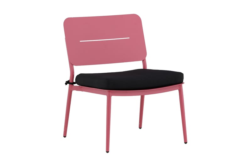 Lina Loungestol med Pute - Rosa - Hagemøbler - Stoler & Lenestoler - Utelenestoler