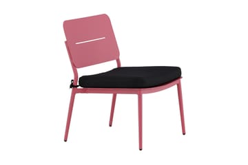 Lina Loungestol med Pute - Rosa - Hagemøbler - Stoler & Lenestoler - Utelenestoler