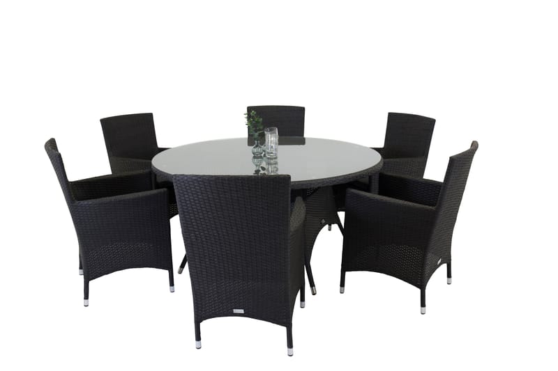 Malin Karmstol Svart - Venture Home - Hagemøbler - Stoler & Lenestoler - Utelenestoler