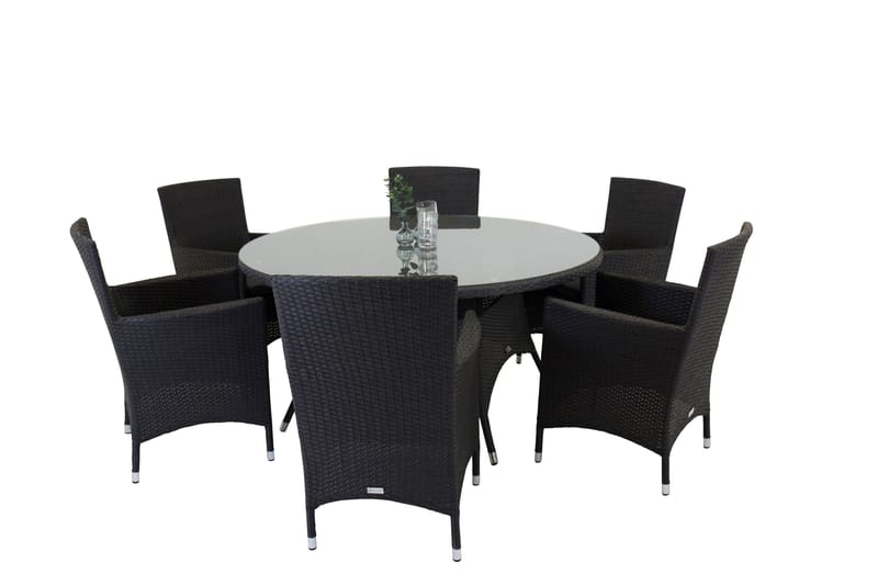 Malin Karmstol Svart - Venture Home - Hagemøbler - Stoler & Lenestoler - Utelenestoler