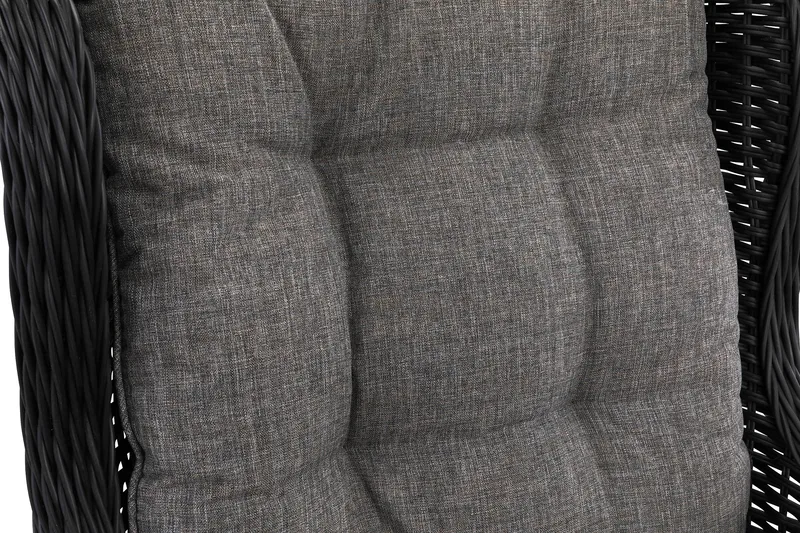 Marcus Ørelappstol - Svart - Hagemøbler - Balkong - Balkongmøbler - Balkongstoler