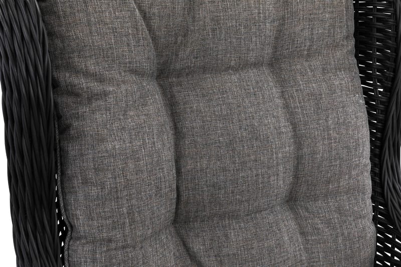 Marcus Ørelappstol - Svart - Hagemøbler - Balkong - Balkongmøbler - Balkongstoler